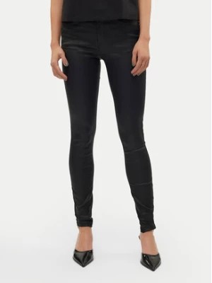 Zdjęcie produktu Vero Moda Spodnie z imitacji skóry Flash 10314591 Czarny Skinny Fit