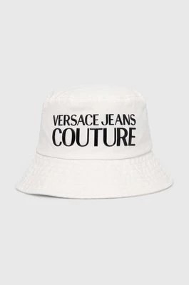 Zdjęcie produktu Versace Jeans Couture kapelusz bawełniany kolor biały bawełniany 76HAZK04 ZG268