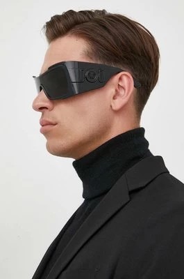 Zdjęcie produktu Versace okulary przeciwsłoneczne kolor czarny 0VE4451