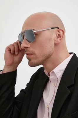 Zdjęcie produktu Versace okulary przeciwsłoneczne męskie kolor szary 0VE2242