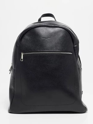 Zdjęcie produktu Victor & Hugo Paris Skórzany plecak "Lou" w kolorze czarnym - 33 x 38 x 16 cm rozmiar: onesize