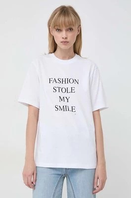Zdjęcie produktu Victoria Beckham t-shirt bawełniany kolor biały 1322JTS004130A
