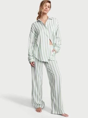 Zdjęcie produktu Victoria's Secret Piżama z bawełny i modalu z długim rękawem