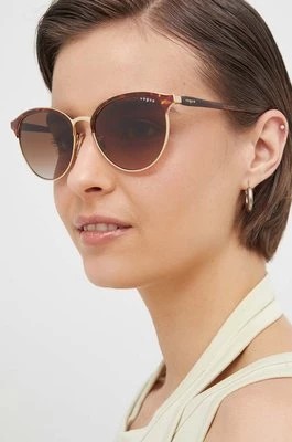 Zdjęcie produktu VOGUE okulary przeciwsłoneczne damskie kolor brązowy 0VO4303S
