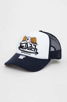 Zdjęcie produktu Von Dutch czapka z daszkiem kolor granatowy z aplikacją