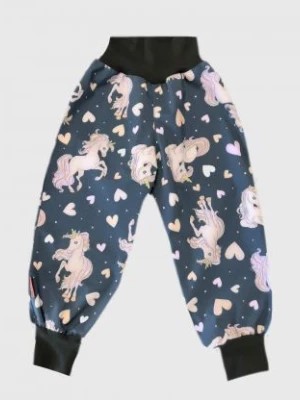 Zdjęcie produktu Waterproof Softshell Pants Unicorns And Hearts iELM