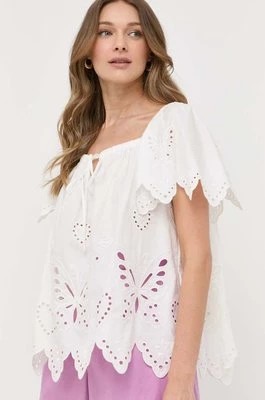 Zdjęcie produktu Weekend Max Mara bluzka bawełniana damska kolor biały