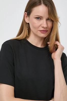 Zdjęcie produktu Weekend Max Mara t-shirt bawełniany damski kolor czarny 2415941042600