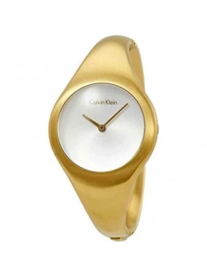 Zdjęcie produktu Wieczny Zegarek kwarcowy z białą tarczą i stalową kopertą 34 mm Calvin Klein