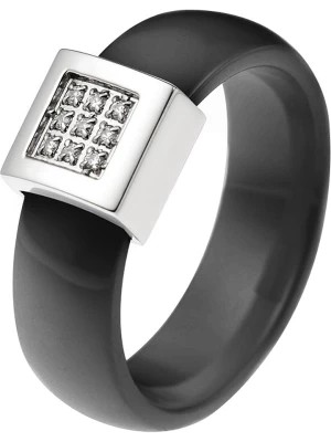 Zdjęcie produktu Wishlist Ceramiczny pierścionek z cyrkoniami rozmiar: 50