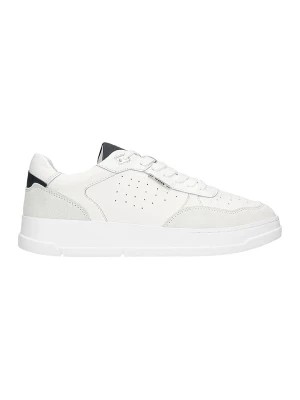 Zdjęcie produktu Wojas Skórzane sneakersy w kolorze białym rozmiar: 40