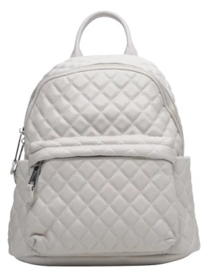 Zdjęcie produktu Women's Light Beige Backpack made of Quilted Genuine Leather Estro Er00111253 Estro