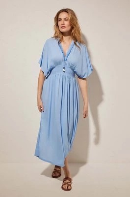 Zdjęcie produktu women'secret sukienka plażowa PARADISE kolor niebieski 5547405