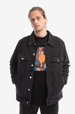 Zdjęcie produktu Wood Wood Ivan Denim Jacket kolor czarny przejściowa 12235109.7051-BLACK