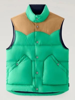 Zdjęcie produktu Woolrich Kamizelka pikowana w kolorze zielonym rozmiar: XXL