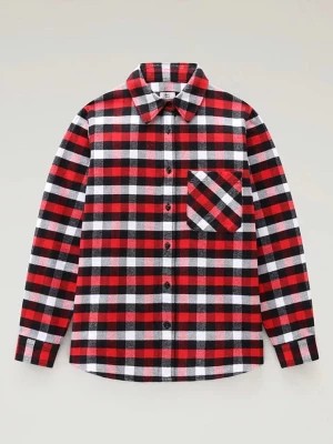 Zdjęcie produktu Woolrich Koszula w kolorze biało-czarno-czerwonym rozmiar: M