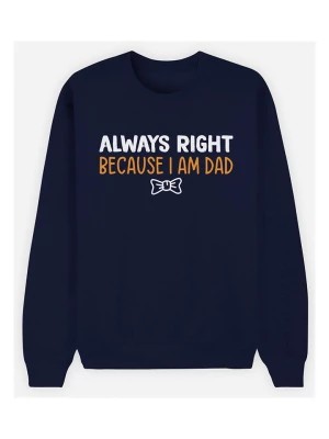 Zdjęcie produktu WOOOP Bluza "Always Right Dad" w kolorze granatowym rozmiar: XL