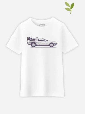Zdjęcie produktu WOOOP Koszulka "Delorean" w kolorze białym rozmiar: 140