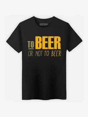 Zdjęcie produktu WOOOP Koszulka "To Beer or not to Beer" w kolorze czarnym rozmiar: S