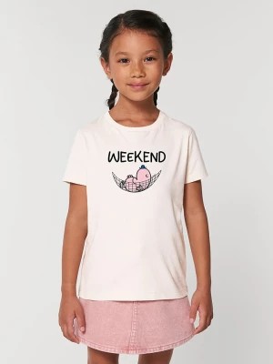 Zdjęcie produktu WOOOP Koszulka "Weekend" w kolorze białym rozmiar: 140