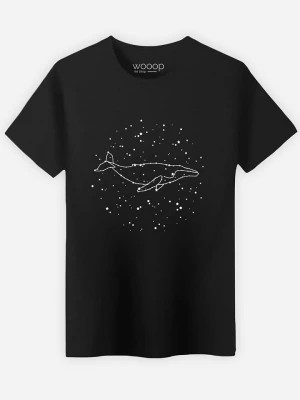 Zdjęcie produktu WOOOP Koszulka "Whale Constellation" w kolorze czarnym rozmiar: L