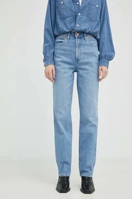 Zdjęcie produktu Wrangler jeansy Mom Straight Rhea damskie high waist