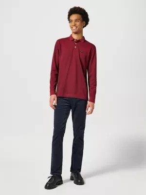 Zdjęcie produktu Wrangler Long Sleeve Refined Polo Red Size