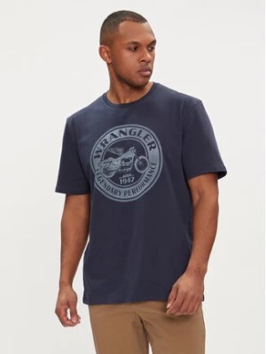 Zdjęcie produktu Wrangler T-Shirt Americana 112352841 Granatowy Regular Fit