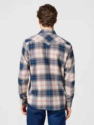 Zdjęcie produktu Wrangler Western Shirt Navy Red Size