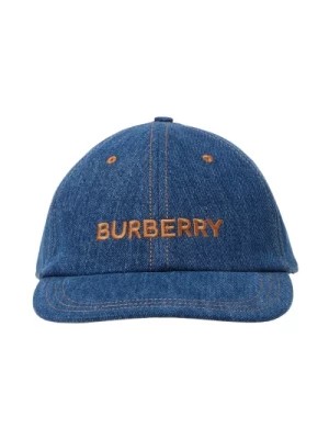 Zdjęcie produktu Wyhaftowana czapka baseballowa z dżinsu Burberry