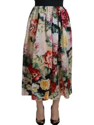 Zdjęcie produktu Wysoka spódnica w kwiaty Dolce & Gabbana