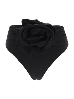 Zdjęcie produktu Wysoko taliowany slip bikini z klipsem z kwiatem Magda Butrym