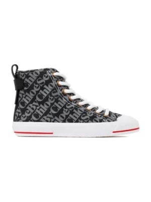 Zdjęcie produktu Wytłaczane Logo Hi Top Sneakers See by Chloé