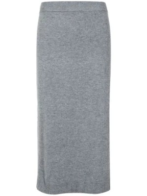 Zdjęcie produktu Wzorzysta Spódnica Midi z Wełny Pennyblack