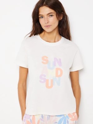 Zdjęcie produktu Wzorzysty t-shirt 'sun and sun' Etam