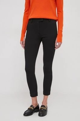Zdjęcie produktu XT Studio spodnie damskie kolor czarny dopasowane high waist