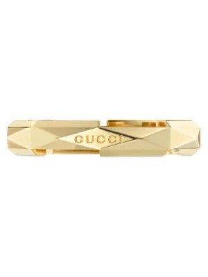 Zdjęcie produktu Ybc662177001 - Oro giallo 18kt - Link to Love studded ring w 18kt złoto Gucci