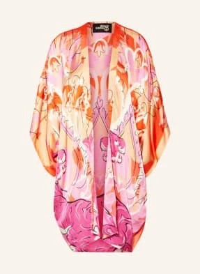 Zdjęcie produktu Yippie Hippie Kimono Satynowe Z Rękawami 3/4 orange