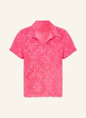 Zdjęcie produktu Yippie Hippie Koszulka Polo Z Dodatkiem Materiału Frottee pink