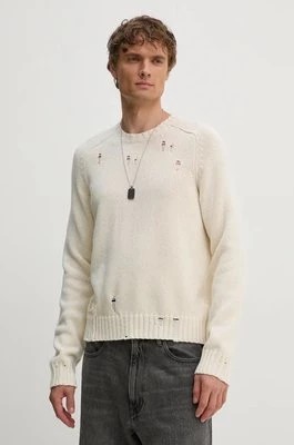 Zdjęcie produktu ZADIG&VOLTAIRE sweter wełniany męski kolor beżowy KMSW00698