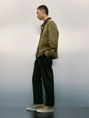 Zdjęcie produktu Zamszowe Buty Sportowe - Brązowy - - Massimo Dutti - Mężczyzna