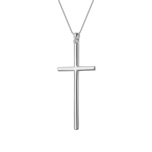 Zdjęcie produktu Zawieszka srebrna - krzyżyk - Simple Simple - Biżuteria YES