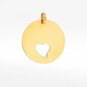 Zdjęcie produktu Zawieszka ze złota blaszka z sercem