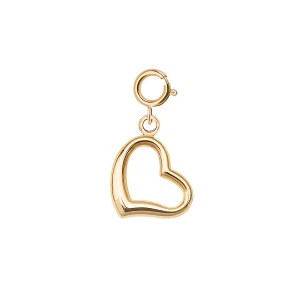 Zdjęcie produktu Zawieszka złota - serce - YES Charms YES Charms - Biżuteria YES