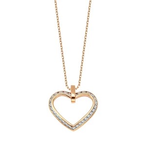 Zdjęcie produktu Zawieszka złota z cyrkoniami - serce Biżuteria YES