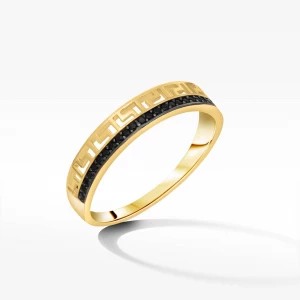 Zdjęcie produktu Zdobiony złoty pierścionek