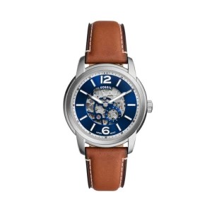 Zdjęcie produktu Zegarek Fossil Heritage Automatic Skeleton ME3263 Brązowy