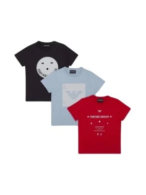 Zdjęcie produktu Zestaw 3 T-shirtów z nadrukiem logo Armani