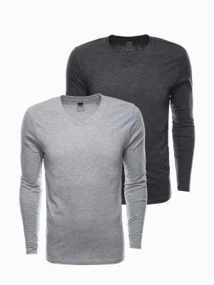 Zdjęcie produktu Zestaw longsleeve męski V-NECK - mix 2-pak V1 Z41
 -                                    XXL