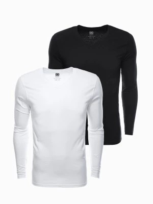 Zdjęcie produktu Zestaw longsleeve męski V-NECK - mix 2-pak V2 Z41
 -                                    M